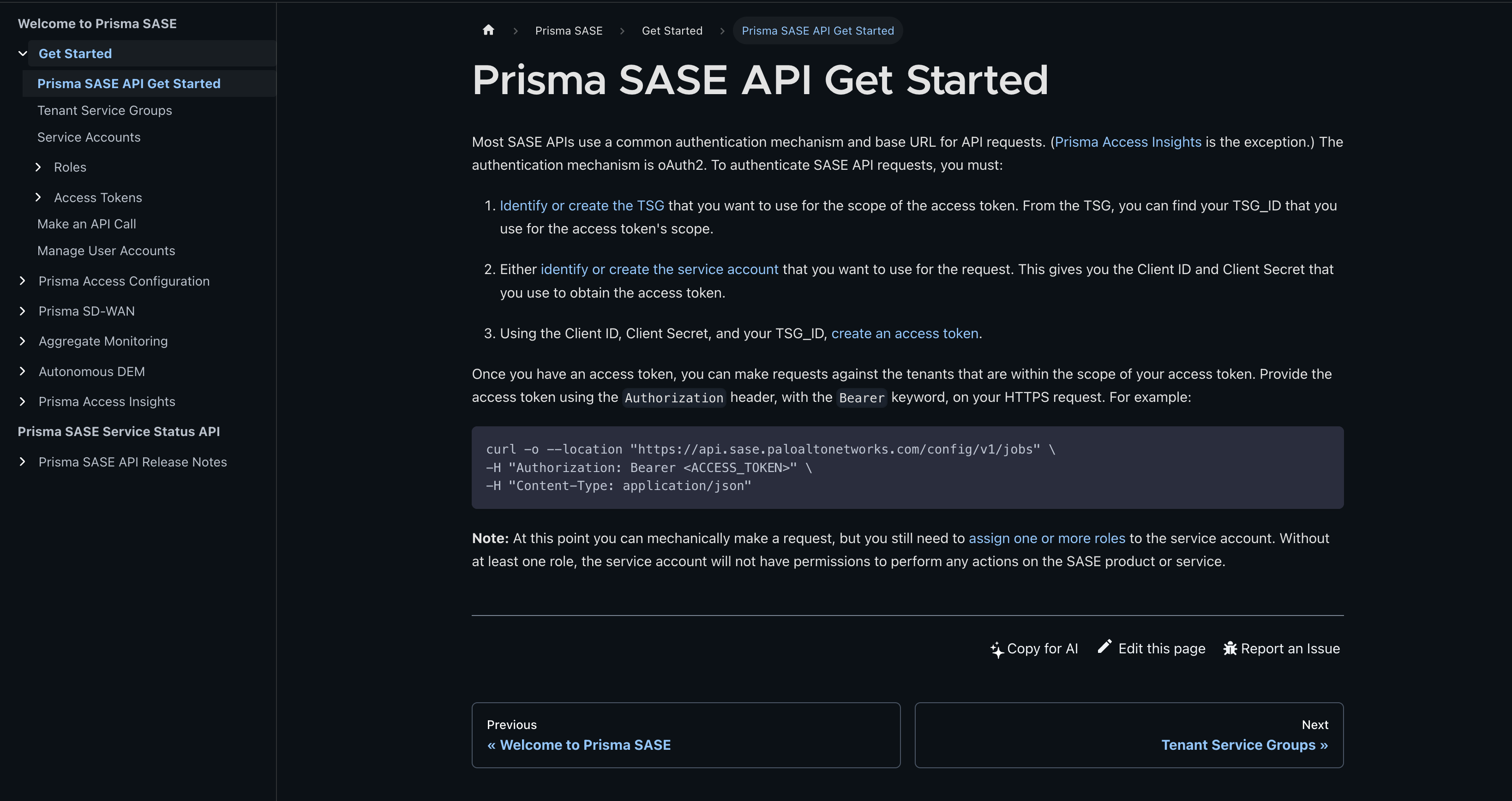 Landing page preview